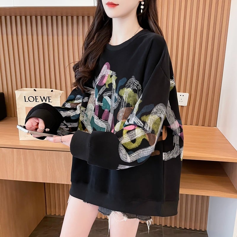 【tops】プリントプルオーバー　M26563
