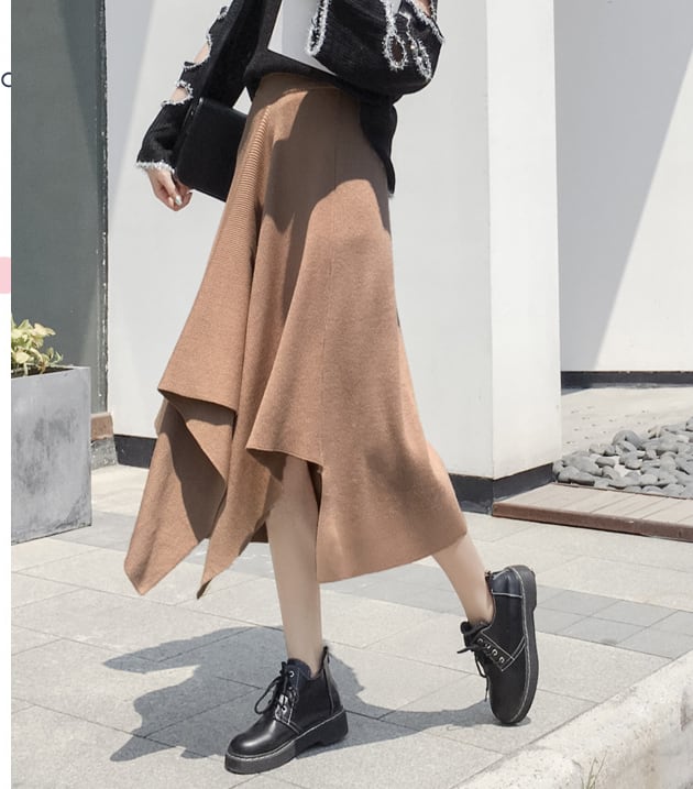 【bottoms】ニットスカート　M25705