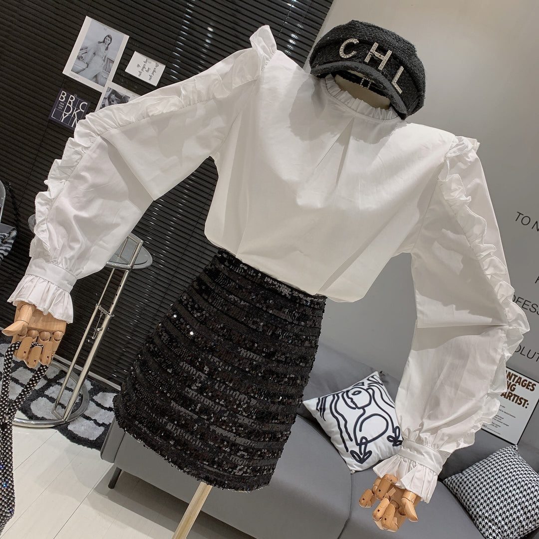 【tops】人気デザインブラウス　M29713