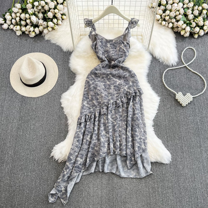 【dress】人気アイテム ! スウィートフリルキャミワンピース　M17144