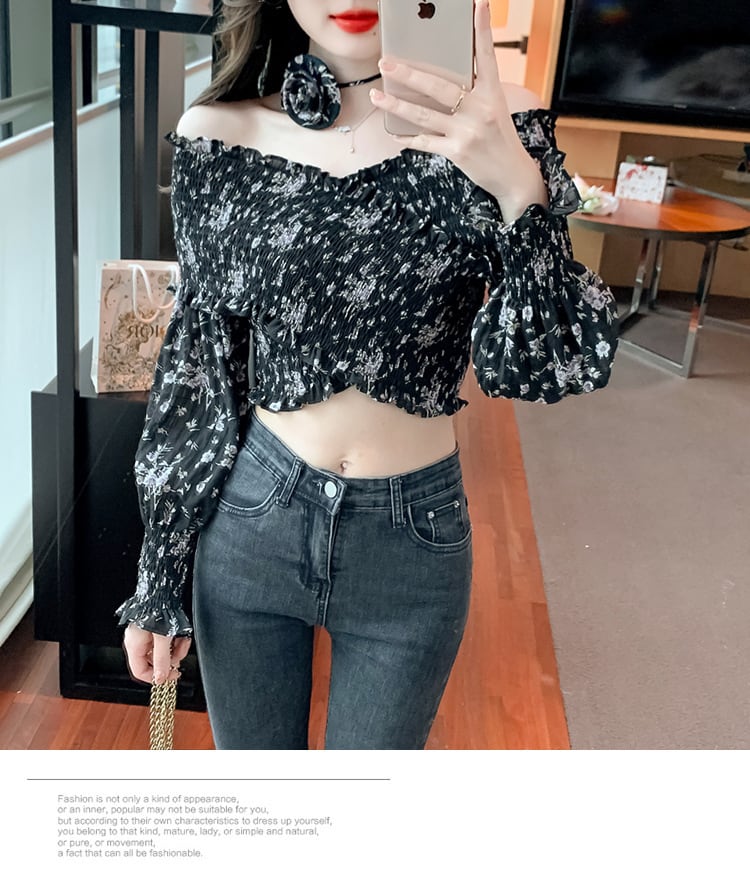 【tops】柔らかくて優しい印象スウィートシャツトップス　M17651