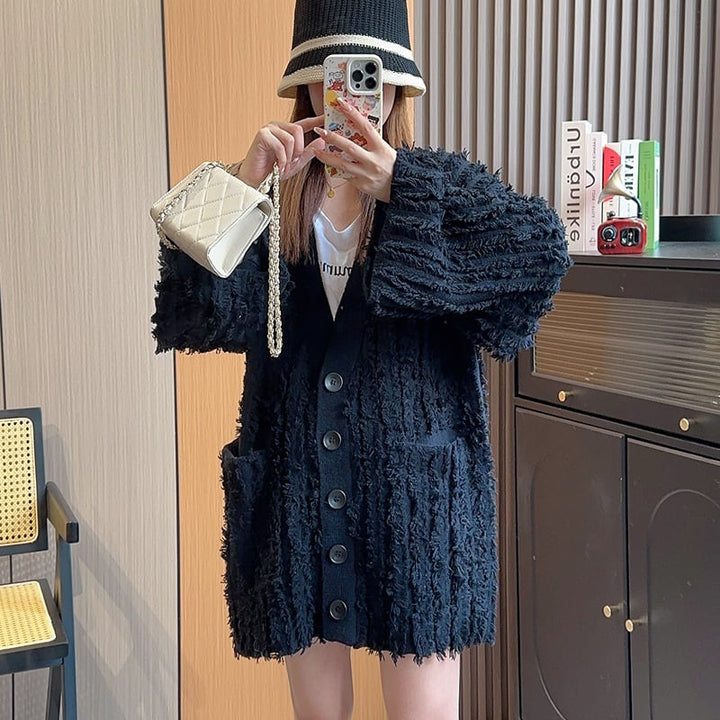 【outer】ニットカーデ　M18281