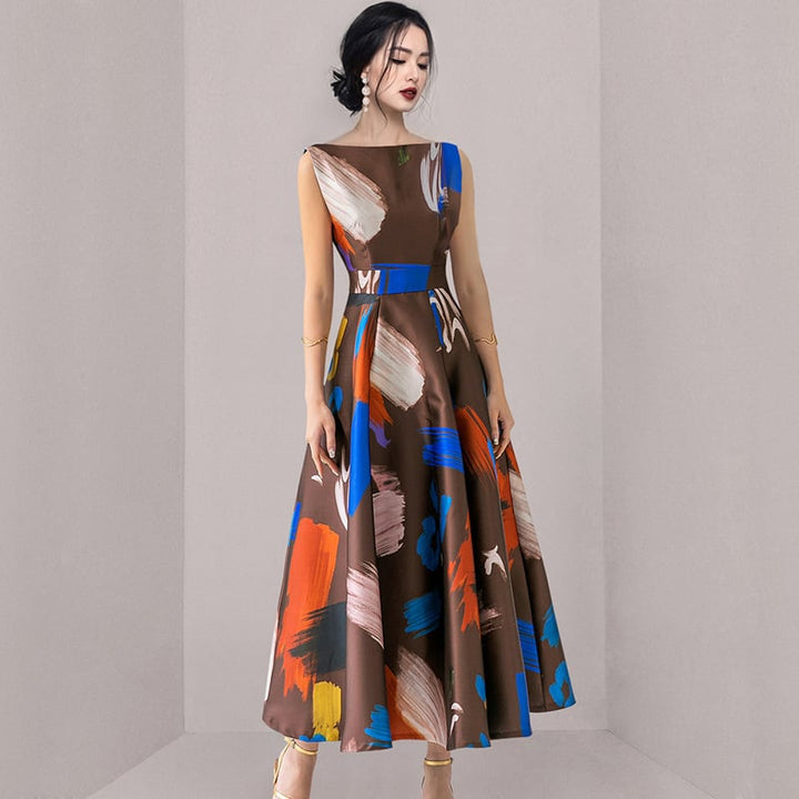 【dress】プリントワンピース　M24592