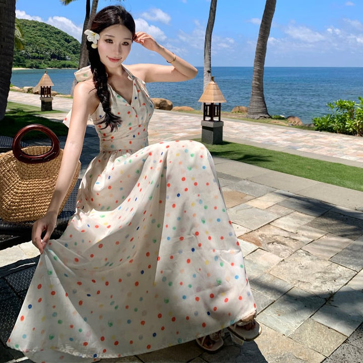 【dress】ホルターネックワンピース　M25231