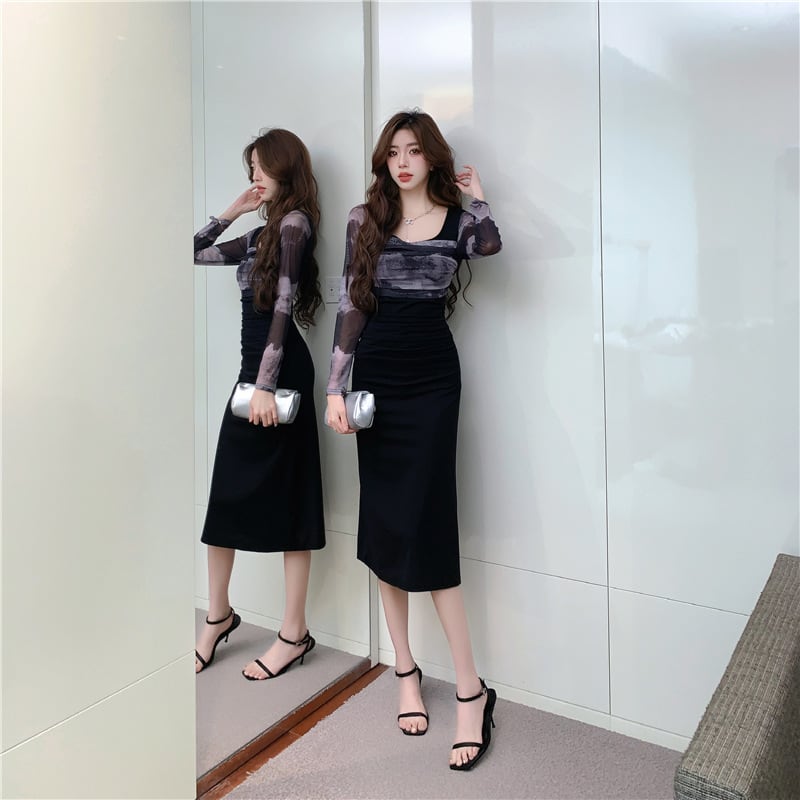 【dress】チュールワンピース　M20982