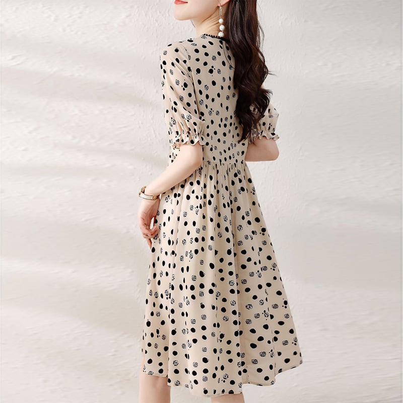 【dress】プリントワンピース　M22617
