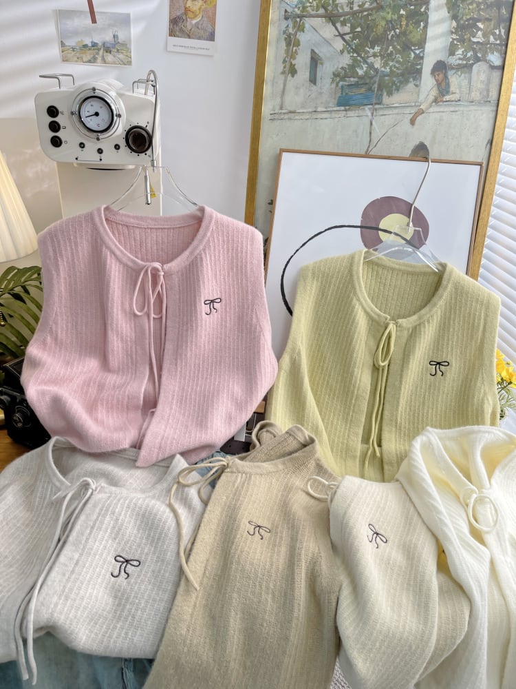 【tops】ニットベスト　M25885