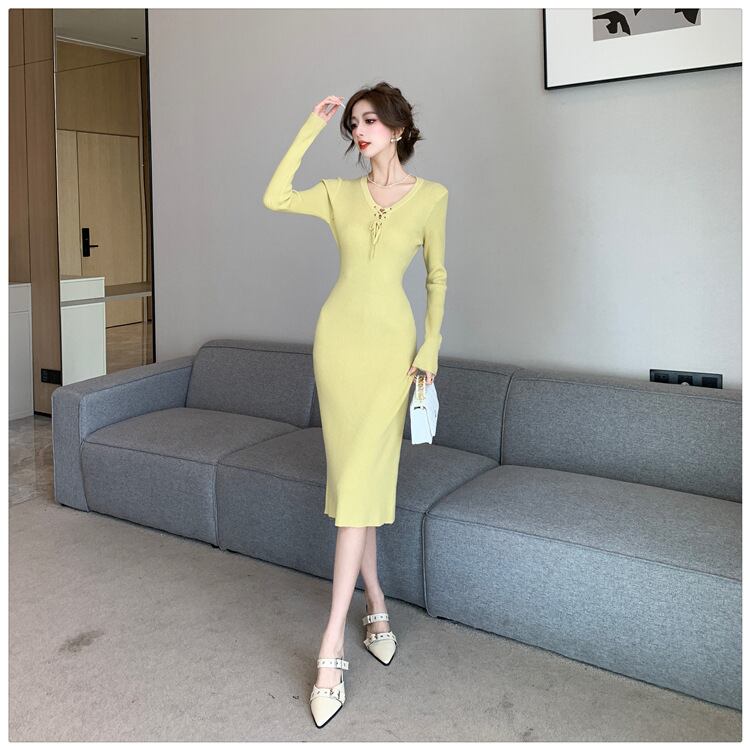 【dress】ニットワンピース　M18562