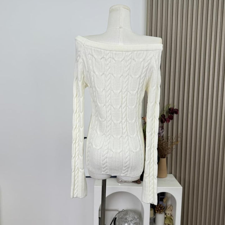 【tops】2wayニットトップス Q7620