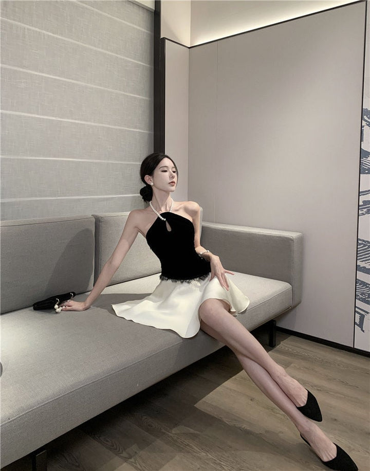 【dress】ホルターネックワンピース　M24387