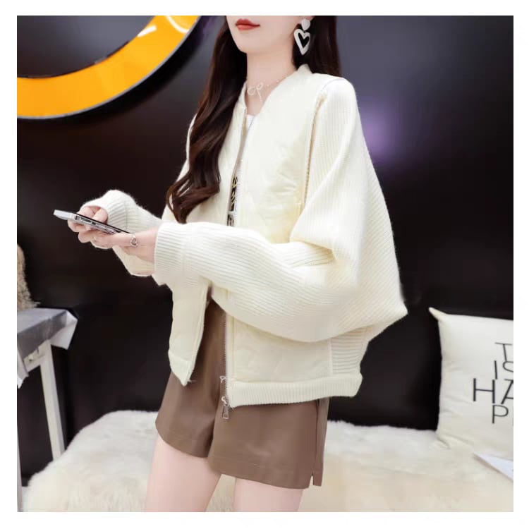 【outer】切り替えニットカーデ　M27024