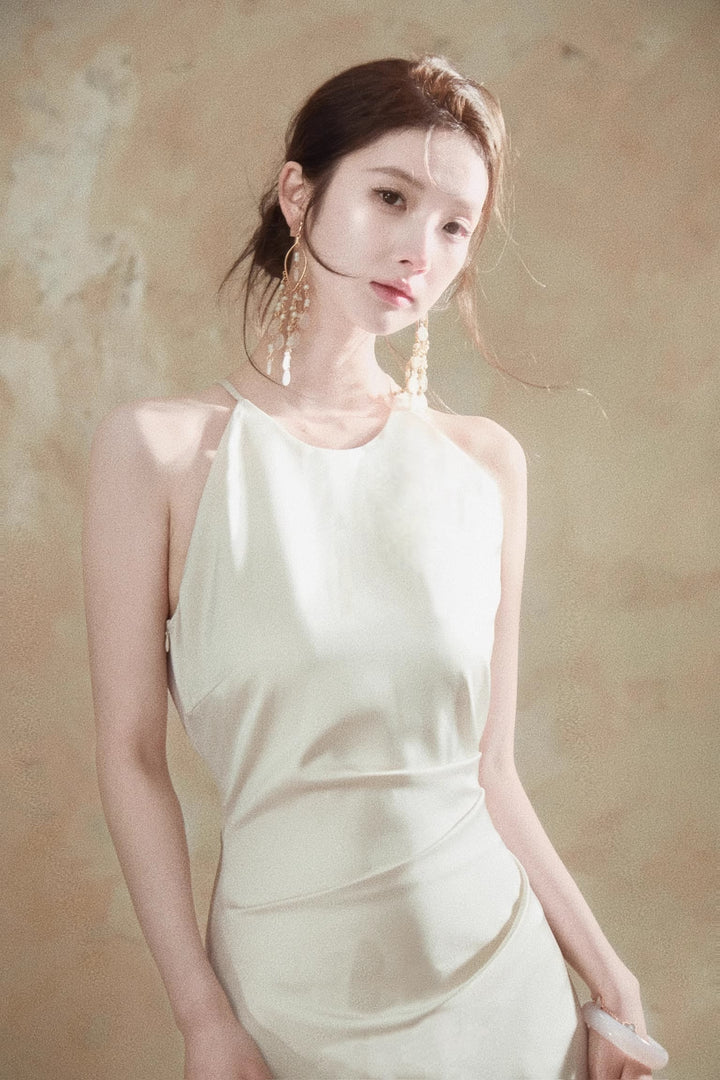 【dress】ホルターネックワンピース　M32558