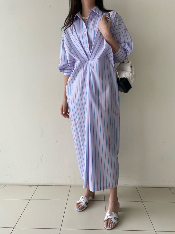 【dress】シャツワンピース　M24624