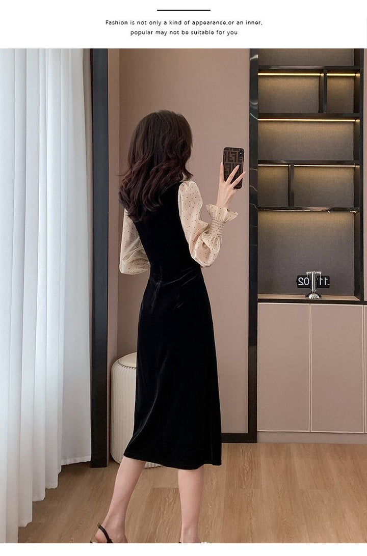 【dress】ドッキングワンピース　M19050