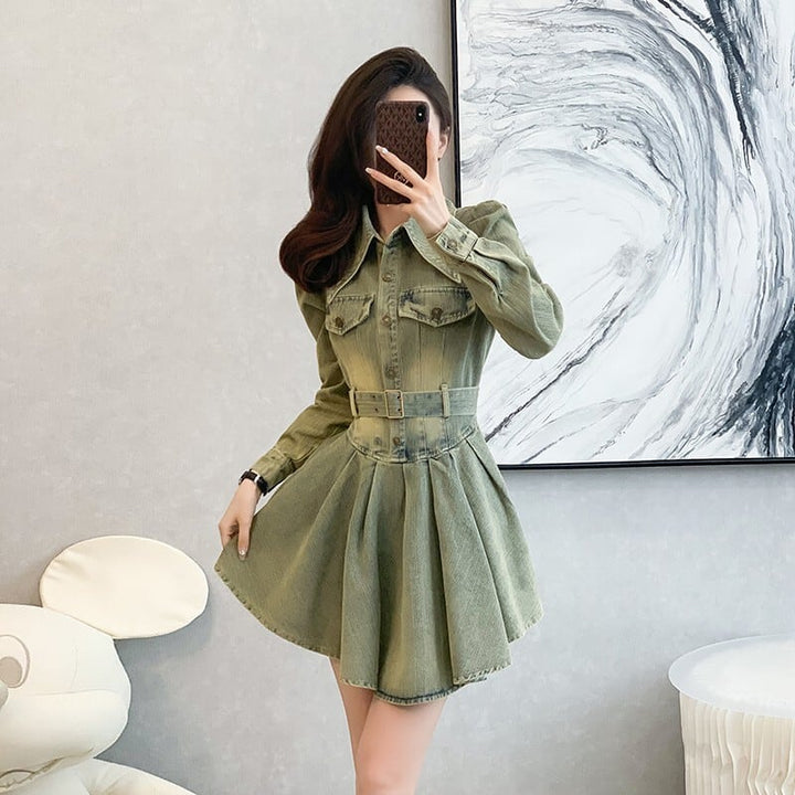 【dress】デニムワンピース　M20992