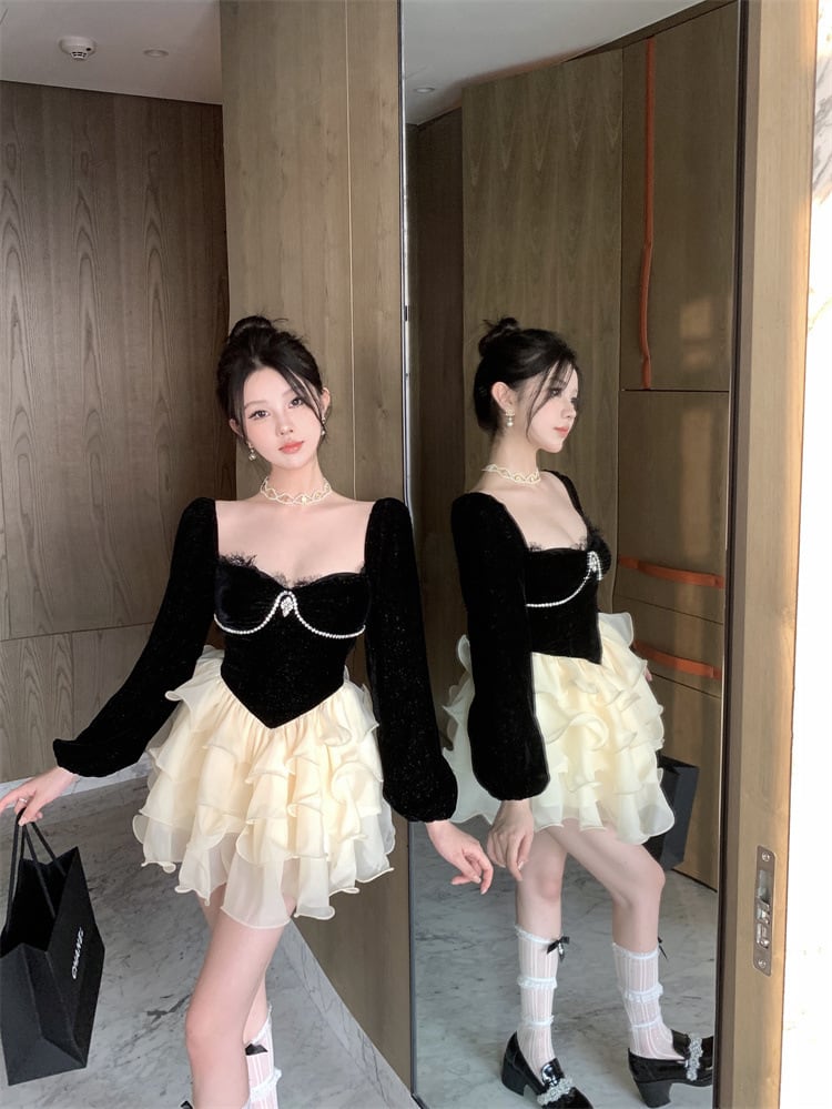【dress】ドッキングデートワンピース　M26909