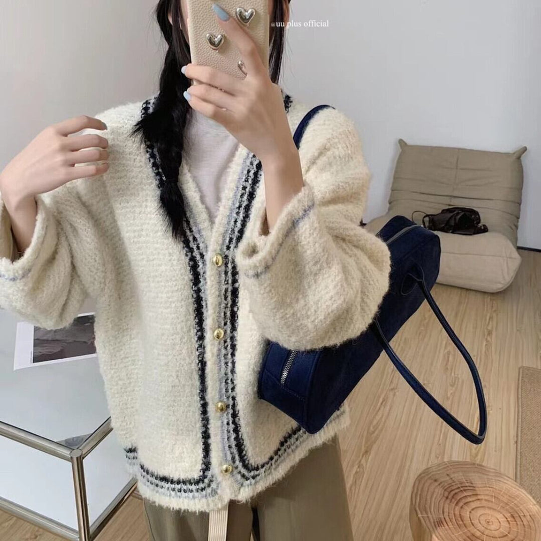 【outer】ニットカーデ　M27794