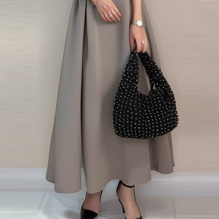 【dress】パフスリーブワンピース　M24500