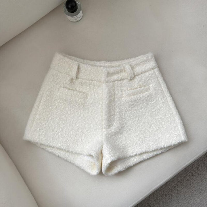 【bottoms】ラシャショートパンツ Q7797