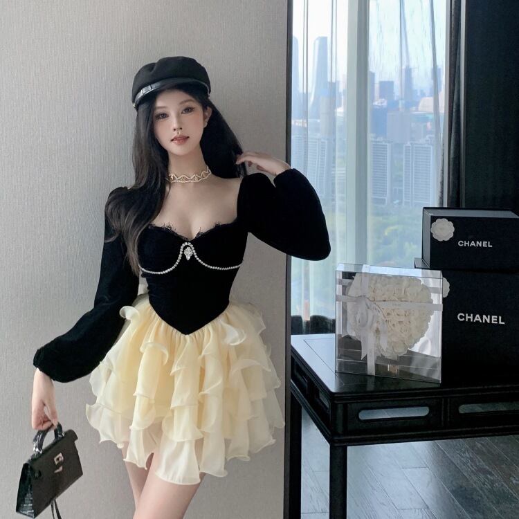 【dress】ドッキングデートワンピース　M26909