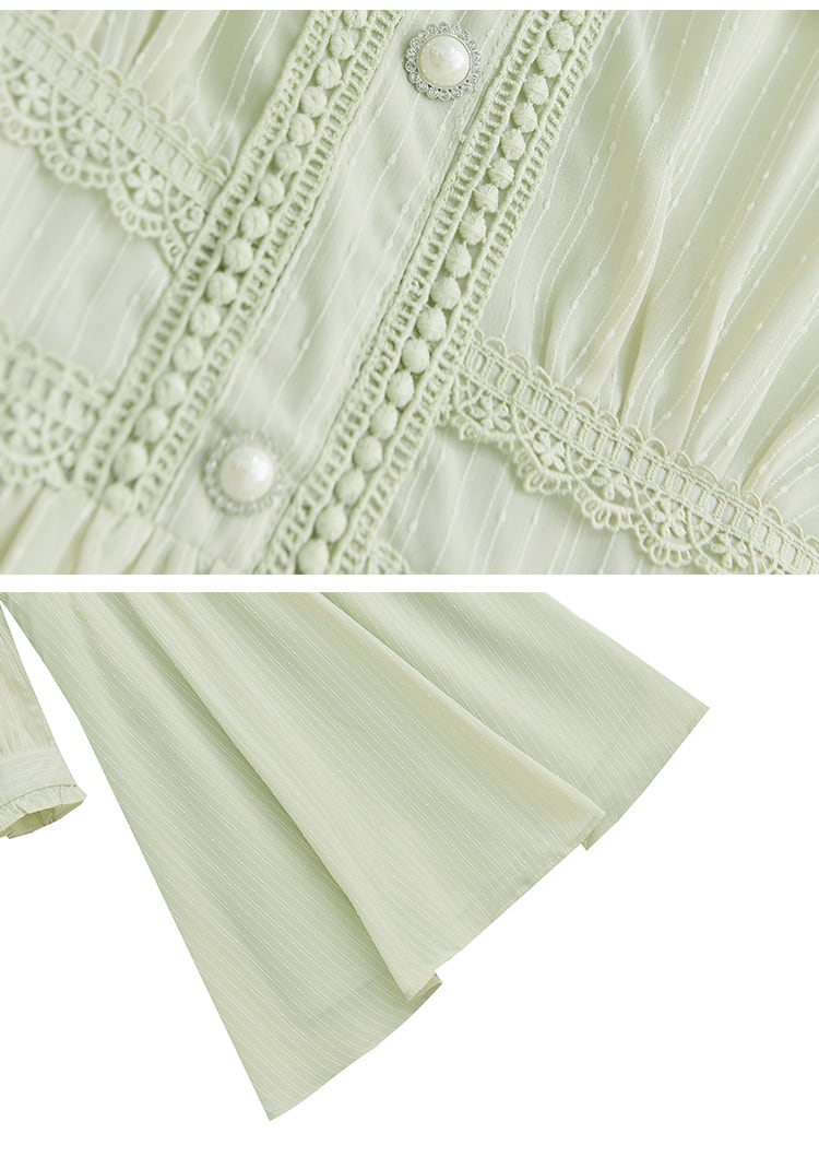 【dress】気質満点大人可愛いスウィートデートワンピース　M17644