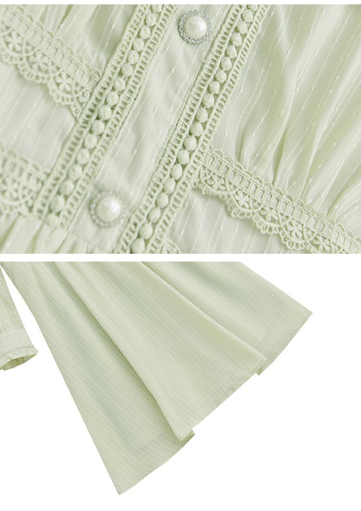 【dress】気質満点大人可愛いスウィートデートワンピース　M17644