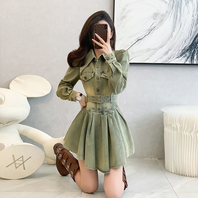 【dress】デニムワンピース　M20992
