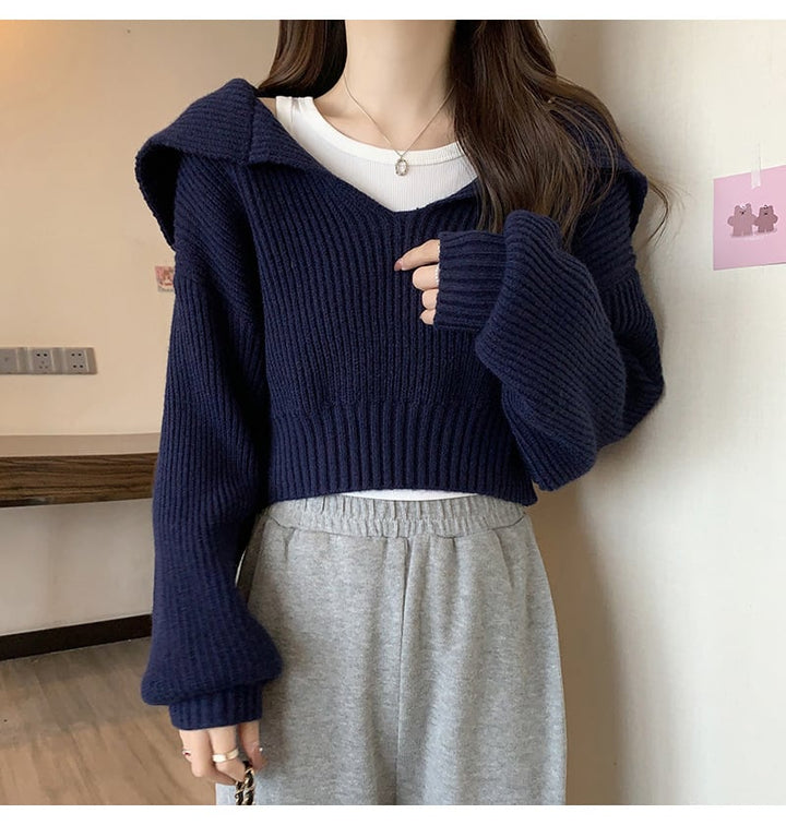 【set】ニットプルオーバーアンサンブル　 M17857