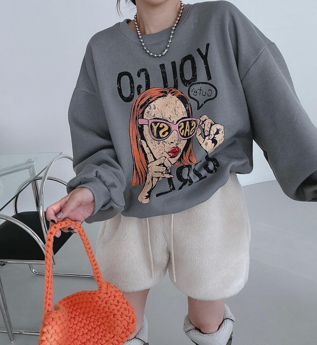 【tops】プリントプルオーバー　M27096