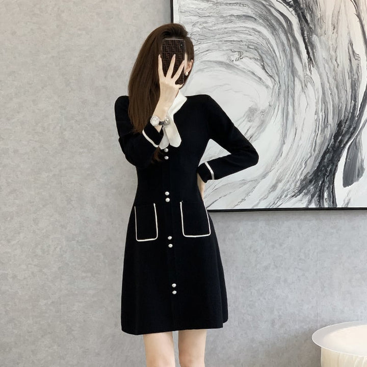 【dress】ニットワンピース　M25384