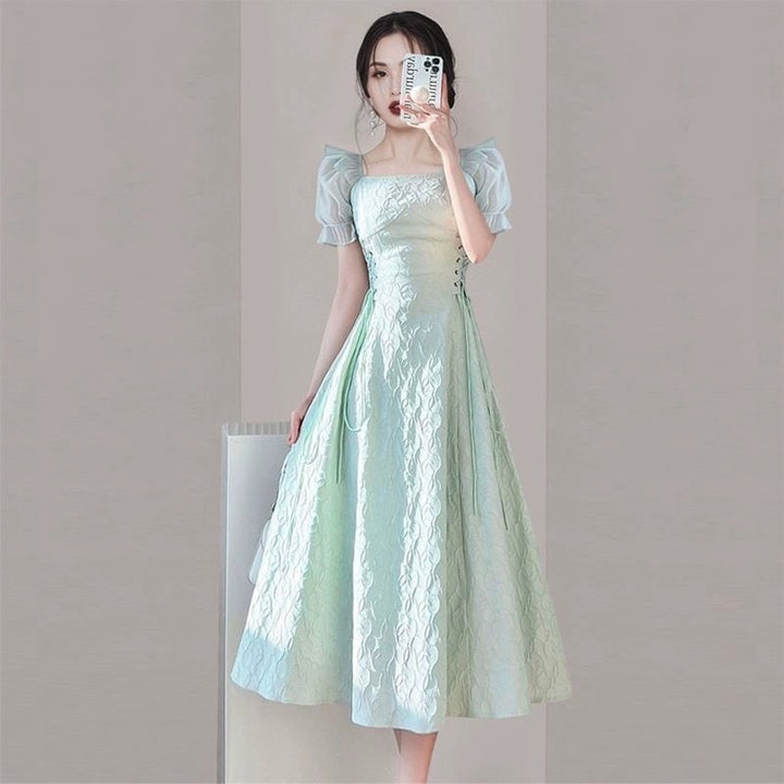 【dress】高級感 エレガントオシャレデートワンピース　M17035