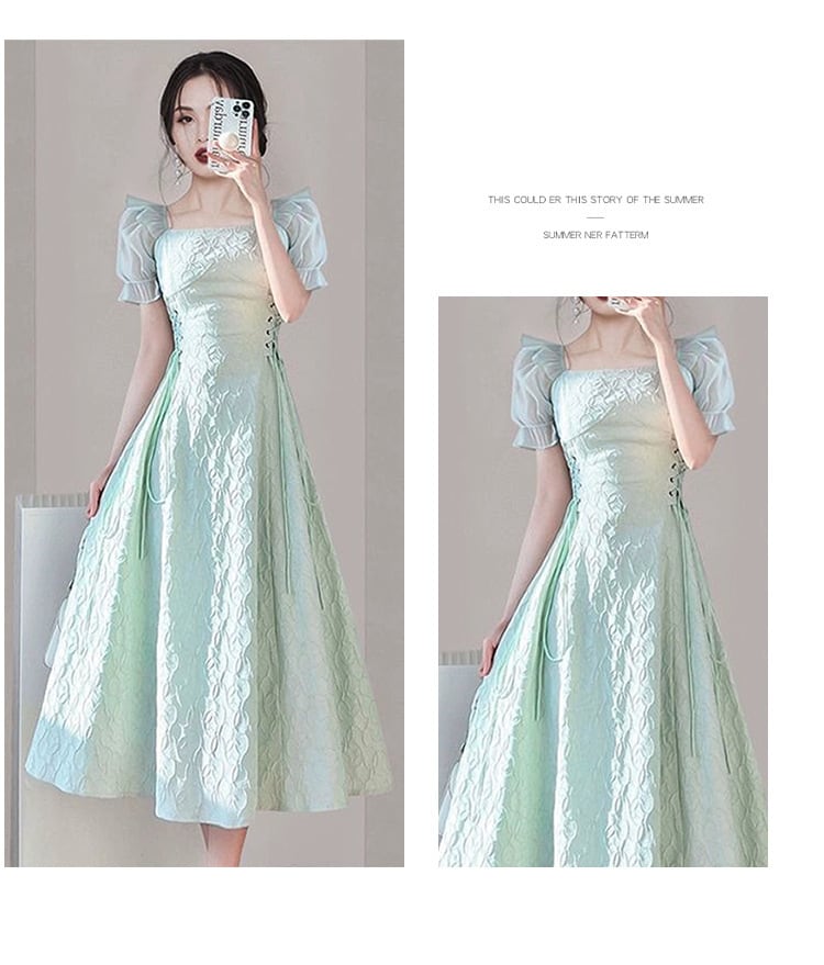 【dress】高級感 エレガントオシャレデートワンピース　M17035