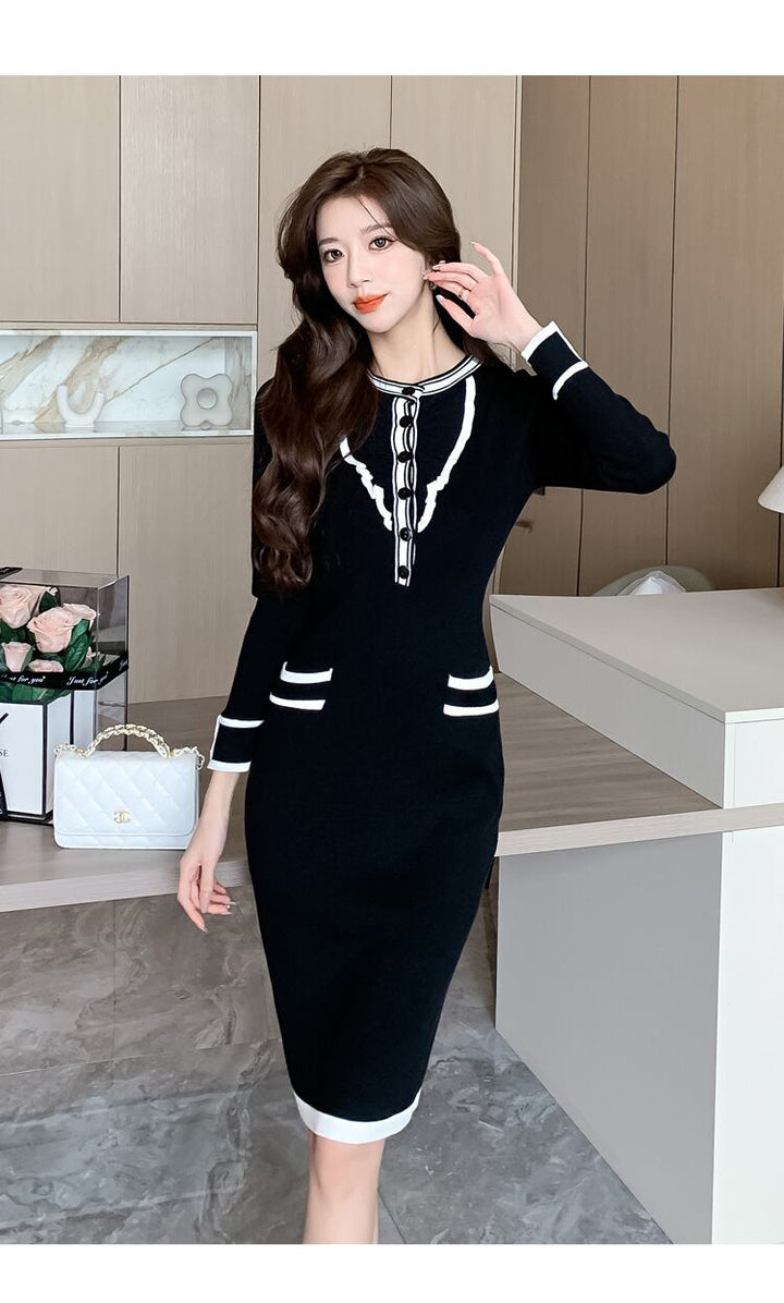 【dress】ニットワンピース　M18861
