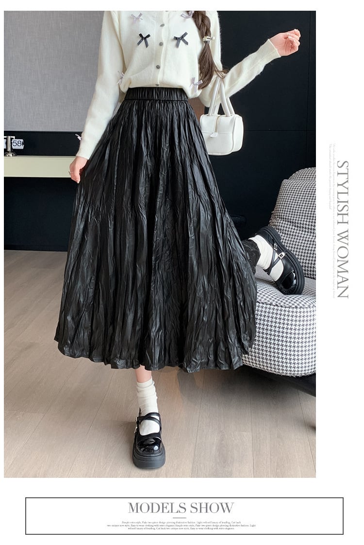 【bottoms】ロング丈スカート　M25630