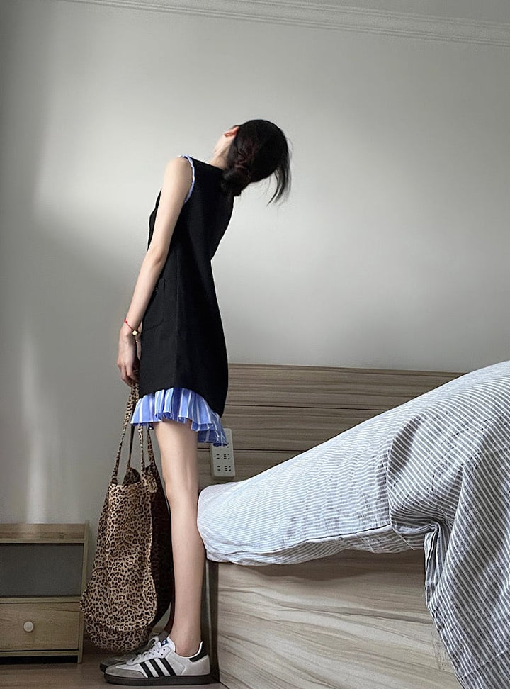 【dress】切り替えワンピース　M24059
