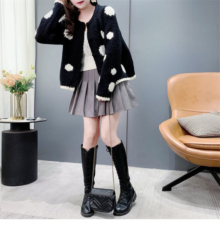 【outer】クルーネックニットカーデ　M26954