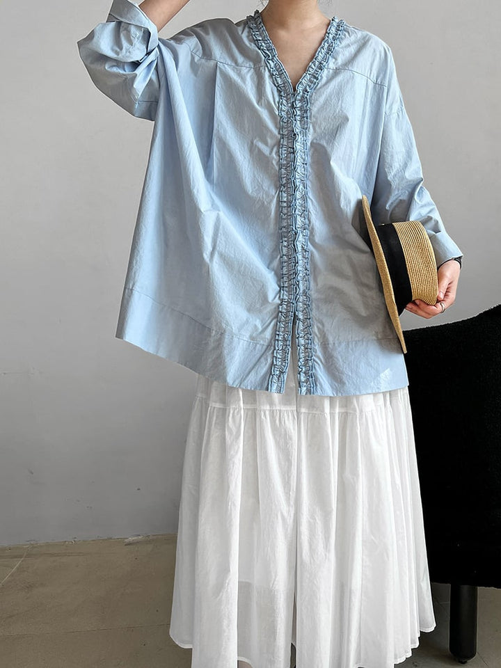 【tops】2WAYギャザーフリルトップス　N2989