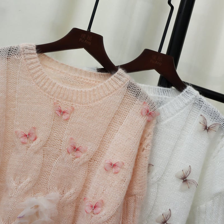 【tops】ニットセーター　M26090