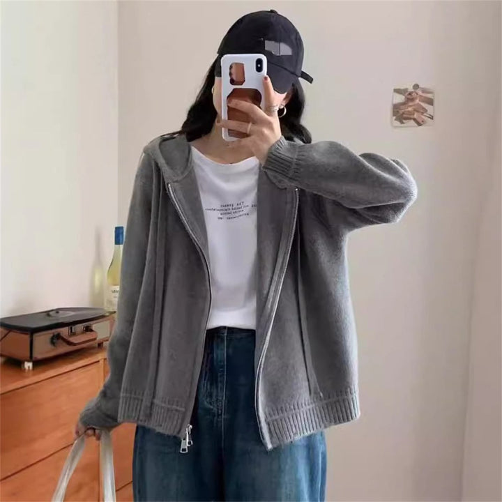 【outer】Wジップニットカーデ　M25955