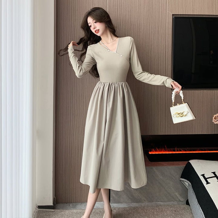 【dress】絶対欲しい ファッションシンプルワンピース　M17322