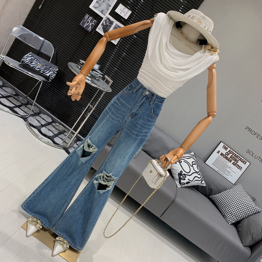【bottoms】デニムパンツ　M24491