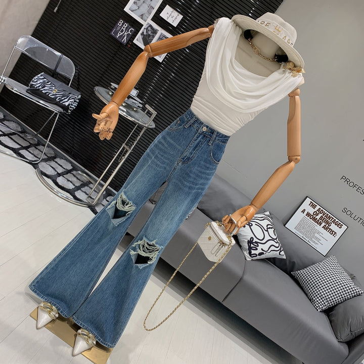 【bottoms】デニムパンツ　M24491