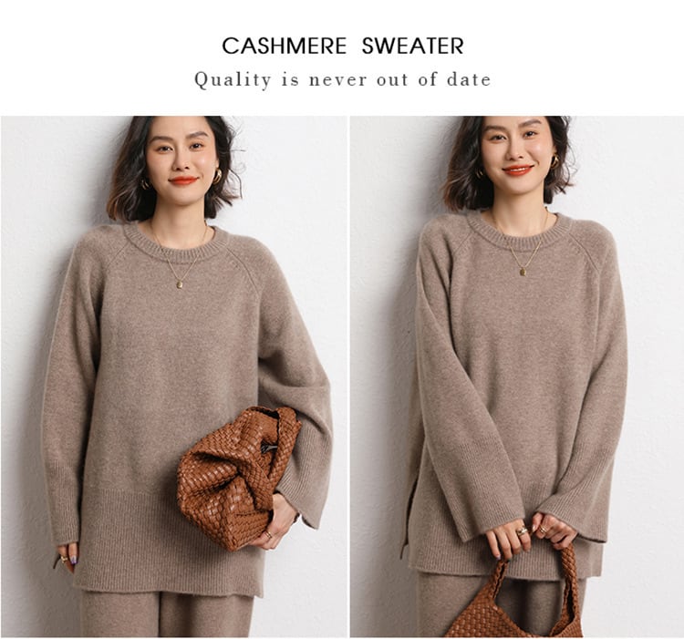 【tops】クルーネックニットセーター　M26244