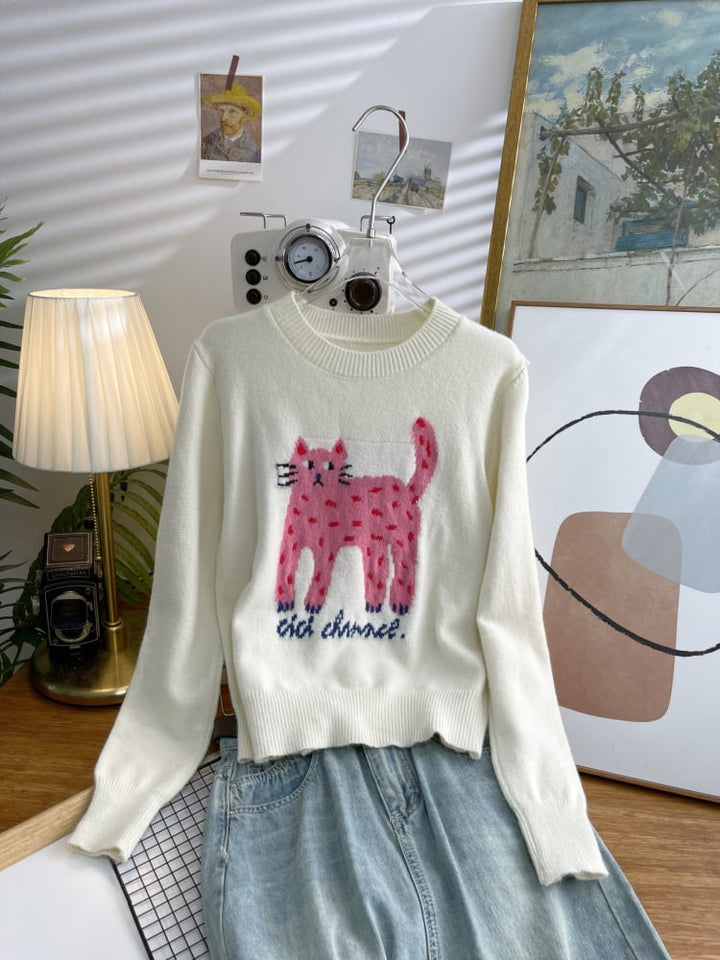 【tops】ニットセーター　M25652