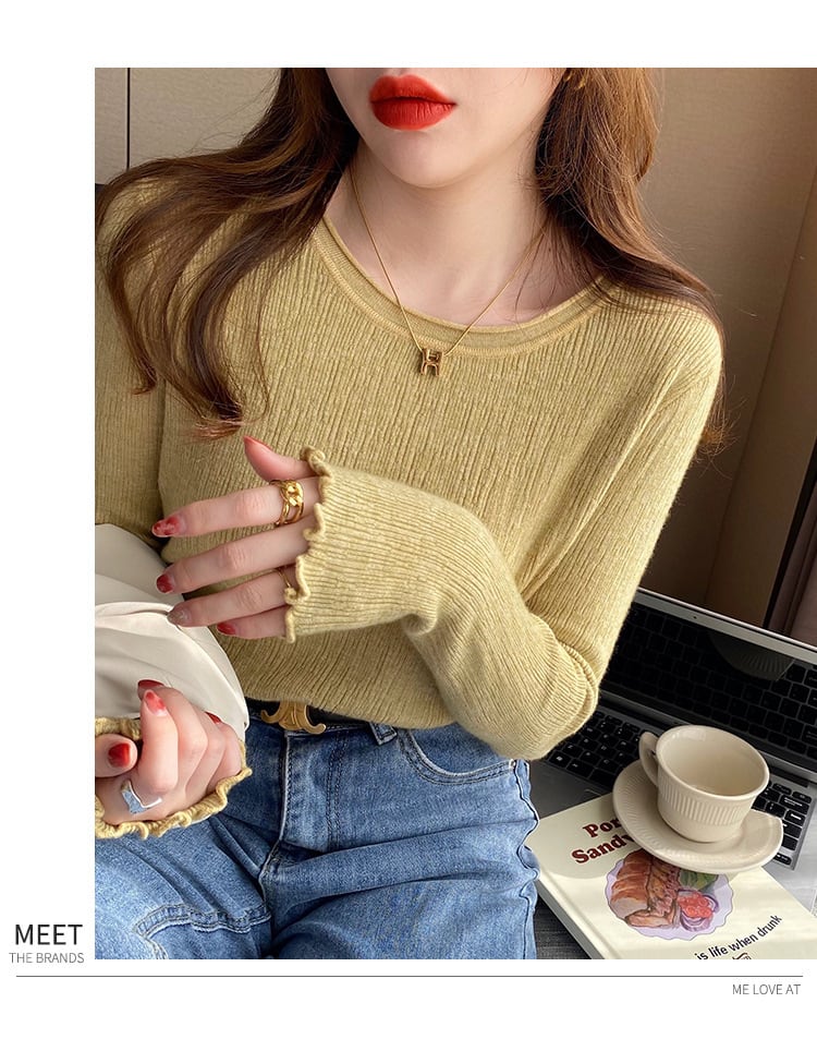 【tops】ニットトップス　M26506
