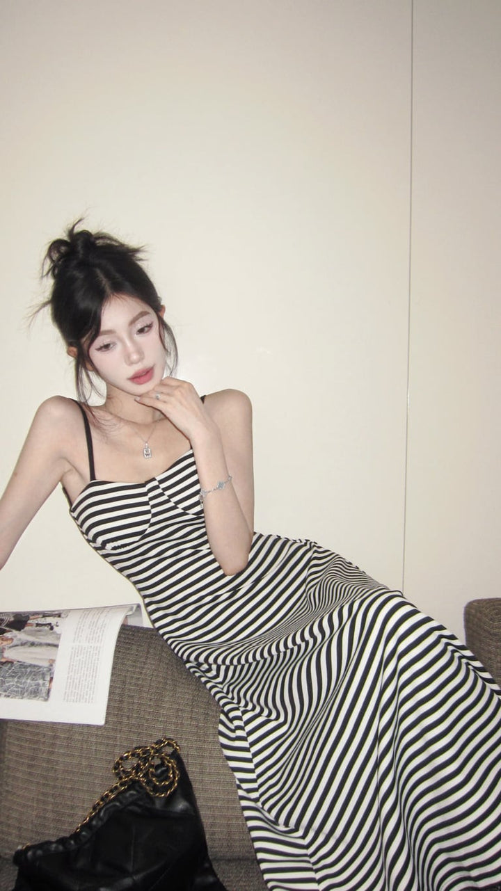 【dress】バックレスキャミワンピース　M24122