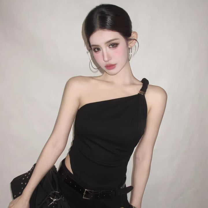【tops】ワンショルダーキャミソール Q8269