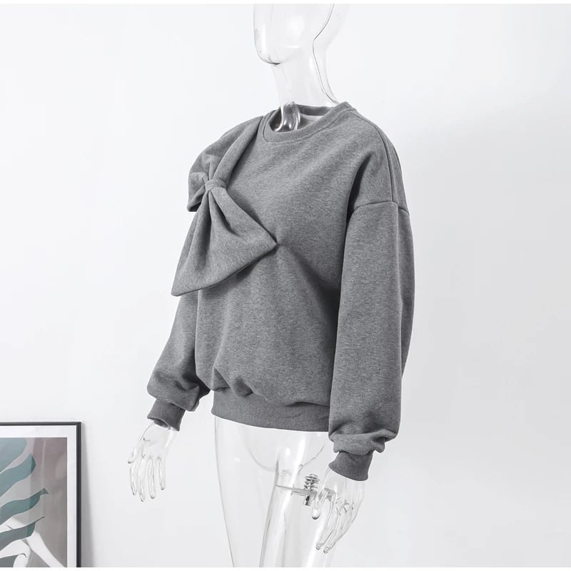 【tops】リボン付きプルオーバー　M26790