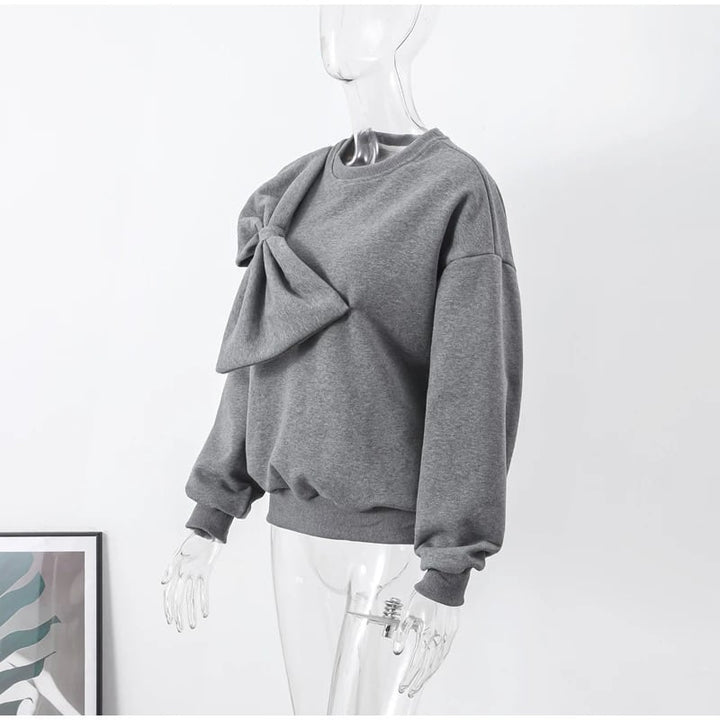 【tops】リボン付きプルオーバー　M26790