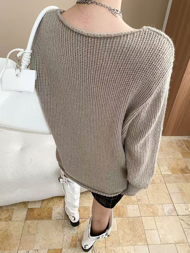 【tops】ニットトップス　K0659